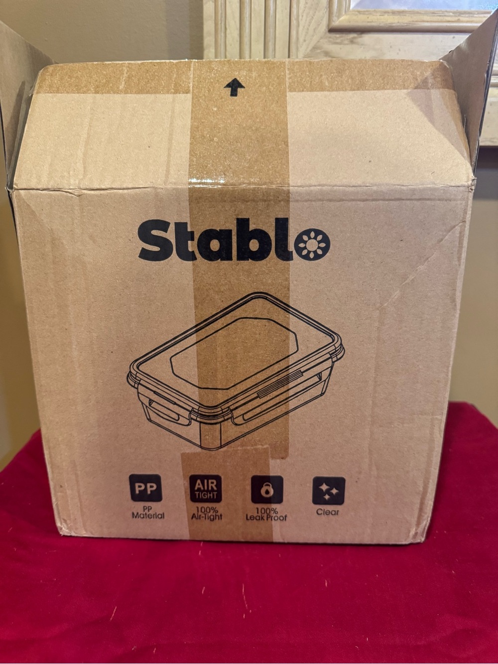 Clear Food Storage Container - Airtight Leakproof (Clear)